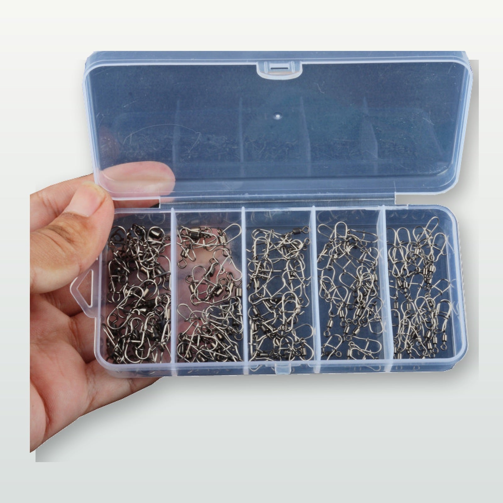 Open snap swivel organizer shown as a clean studio product image